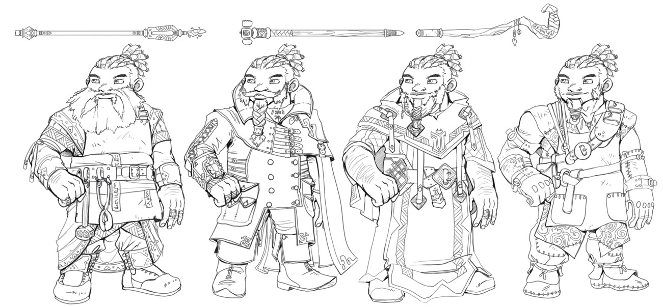 Iconic Dwarf concepts: the thaumatic blacksmith