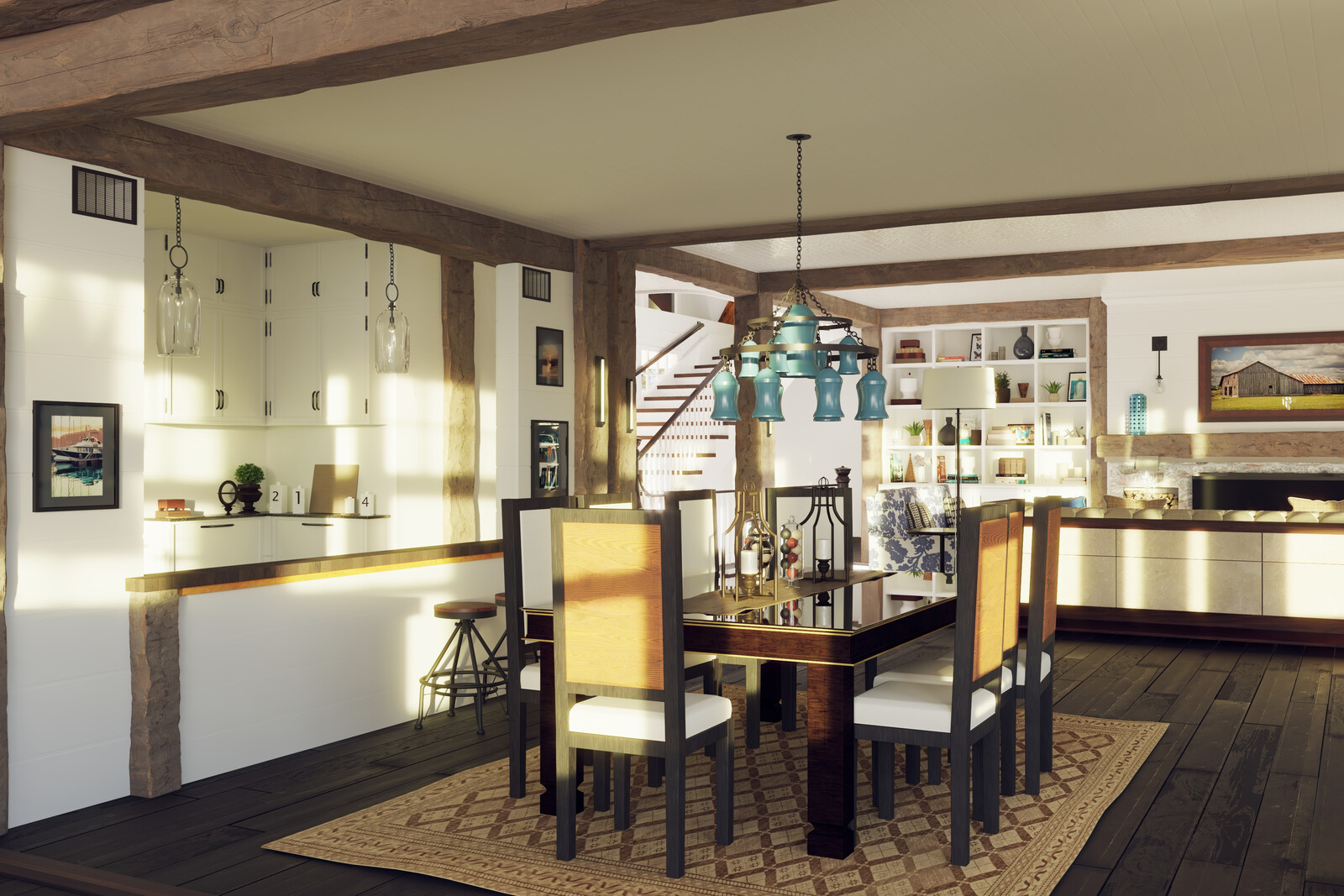 Lake House: Living Room 2