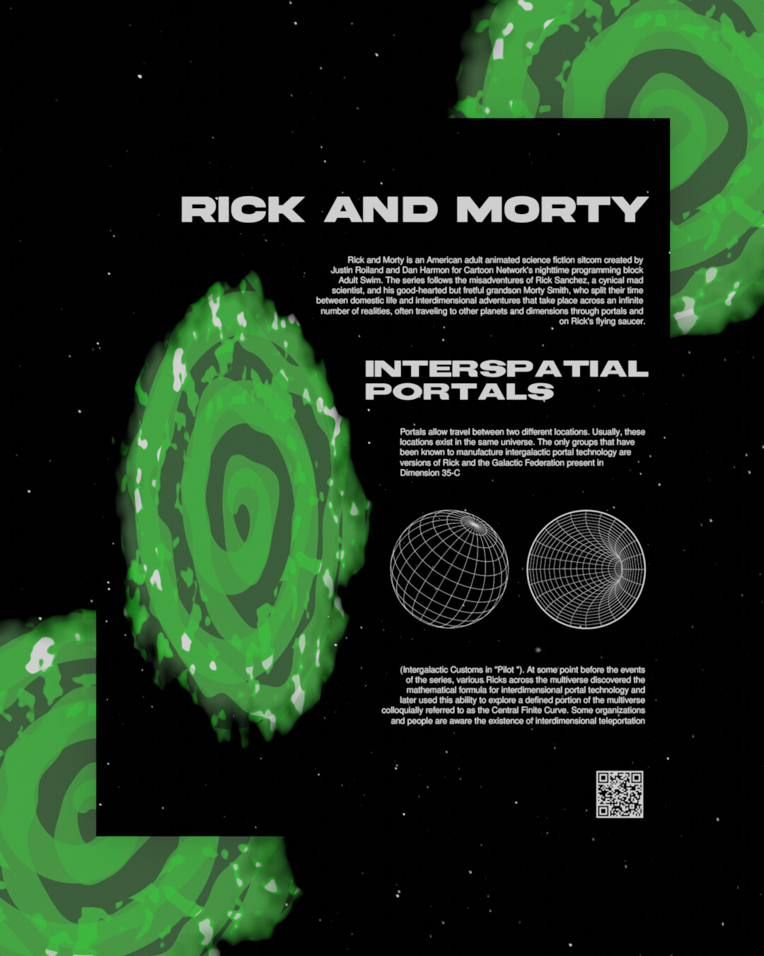 ArtStation - Rick and Morty Portal animation