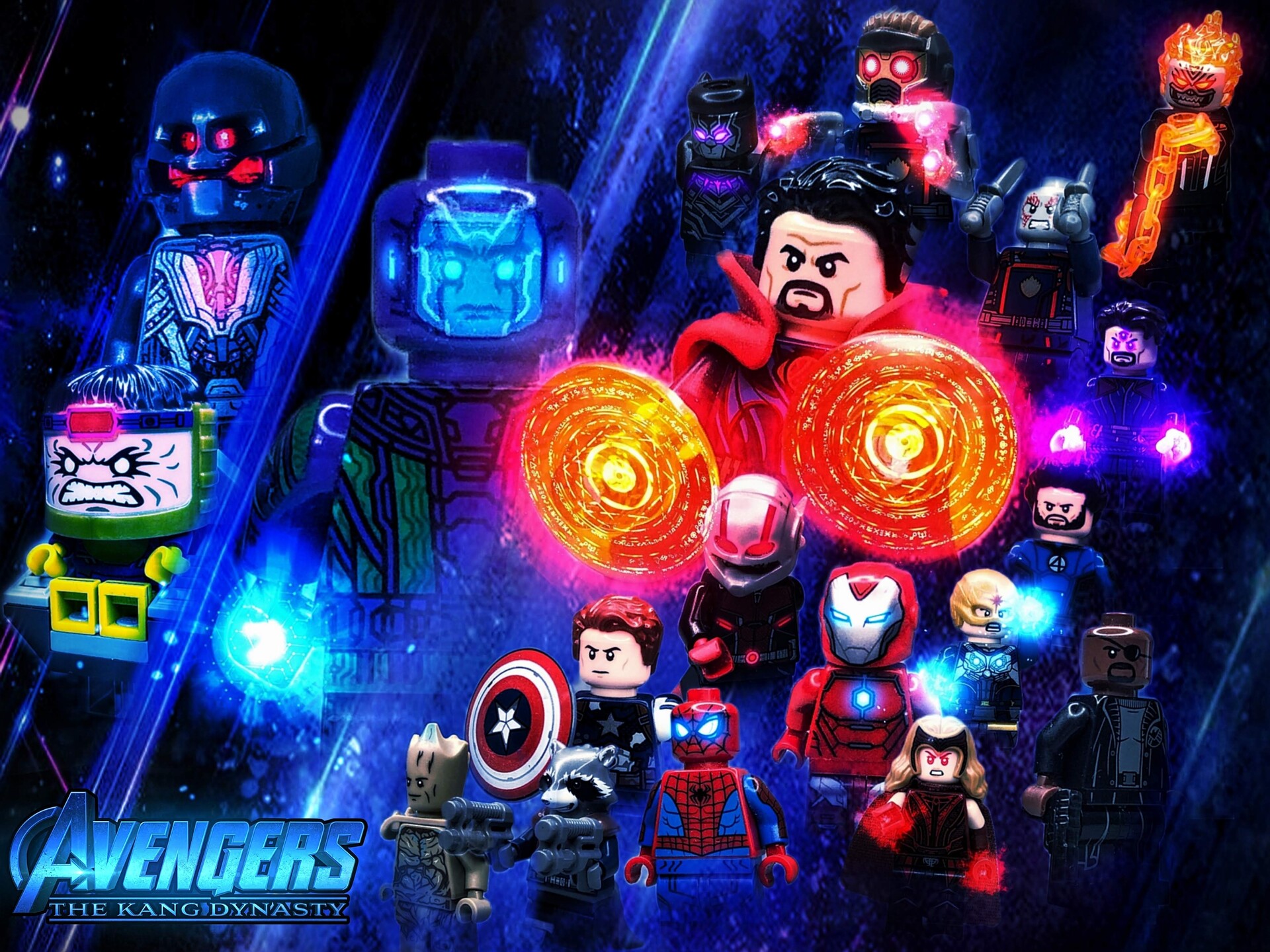 ArtStation - LEGO Avengers: The Kang Dynasty Poster - NaNjaX's brickfilm