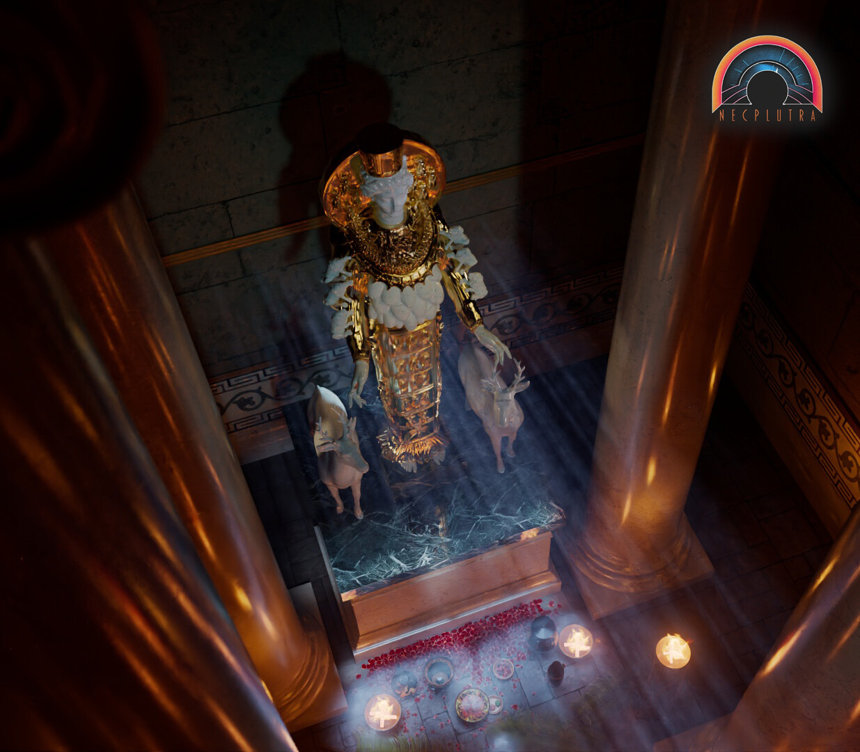 Digital Reconstruction - Interior of the Temple of Artemis in Magnesia on the Maeander