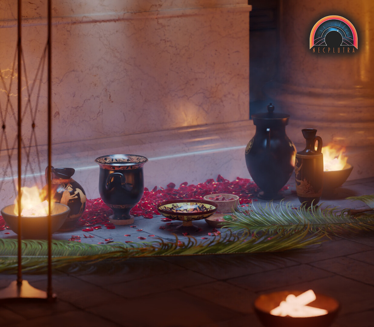Digital Reconstruction - Interior of the Temple of Artemis in Magnesia on the Maeander