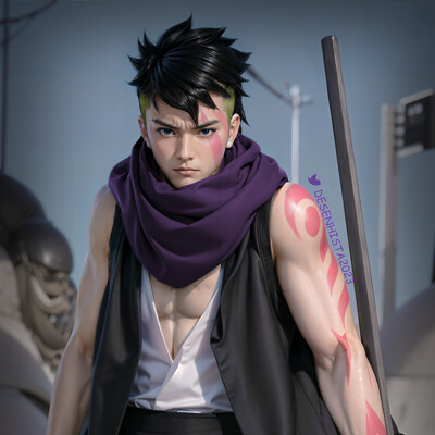 ArtStation - Sarada Uchiha (Boruto Two Blue Vortex)