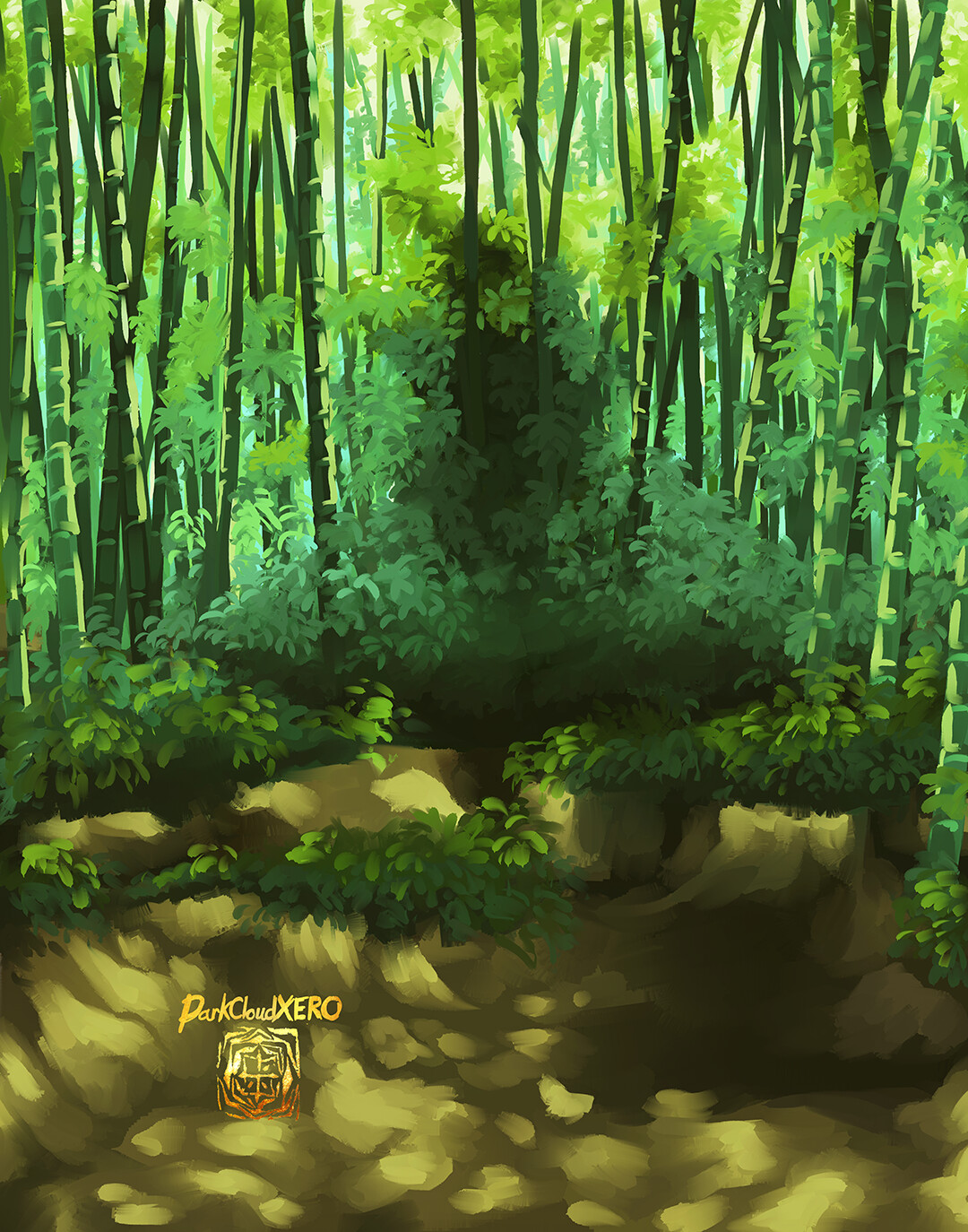 ArtStation - Bamboo Forest Background