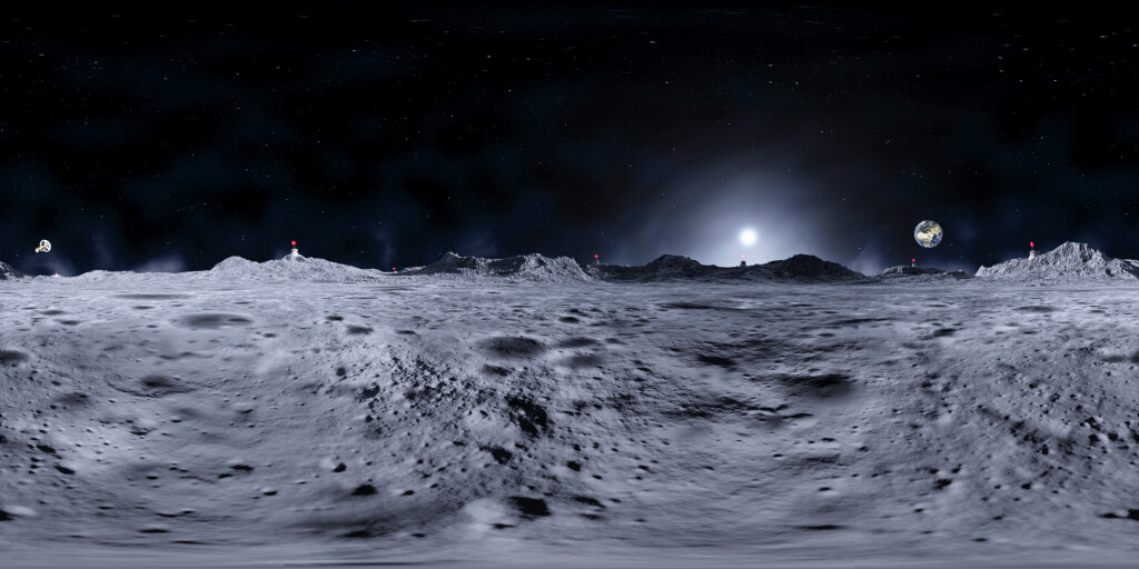 The Moon skybox used in the Corpse Run episode