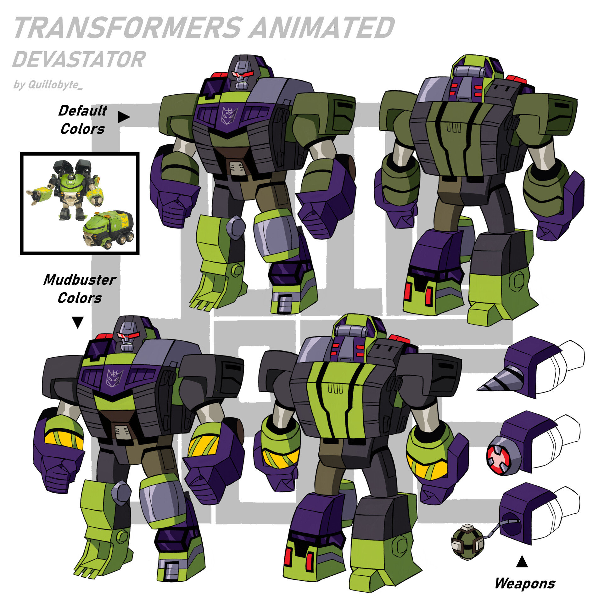 ArtStation - Transformers: Animated - Devastator!