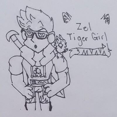 ZelTigerGirl turns into ZelTigerBoy Roblox (Catalog Avatar Creator