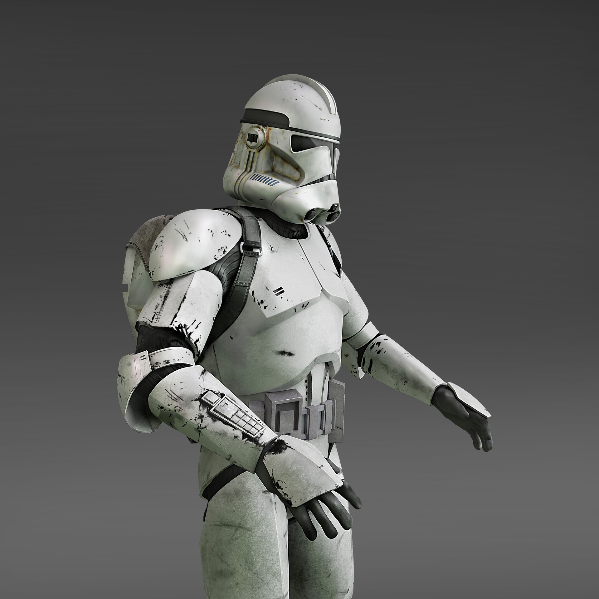ArtStation Clone Trooper with backpack
