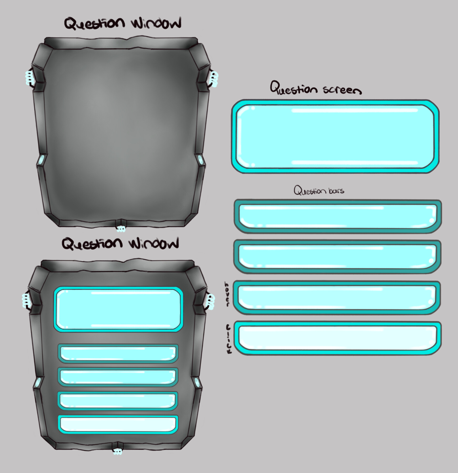 Reshyon portfolio giga project user interface