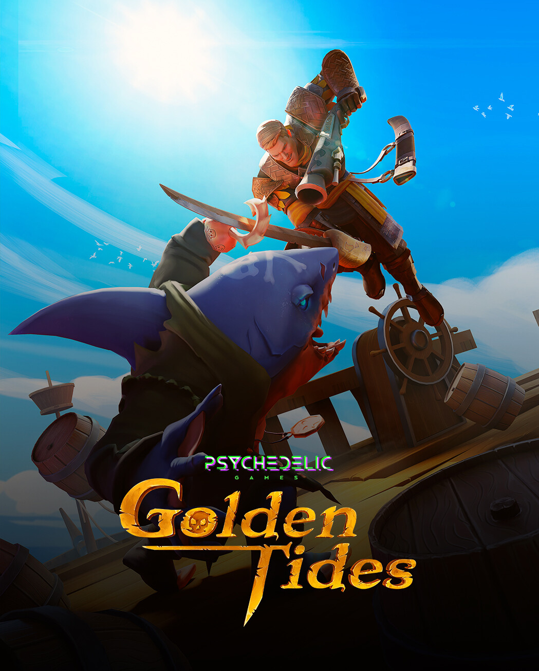 ARA studios Game art for adventure MOBA Golden Tides