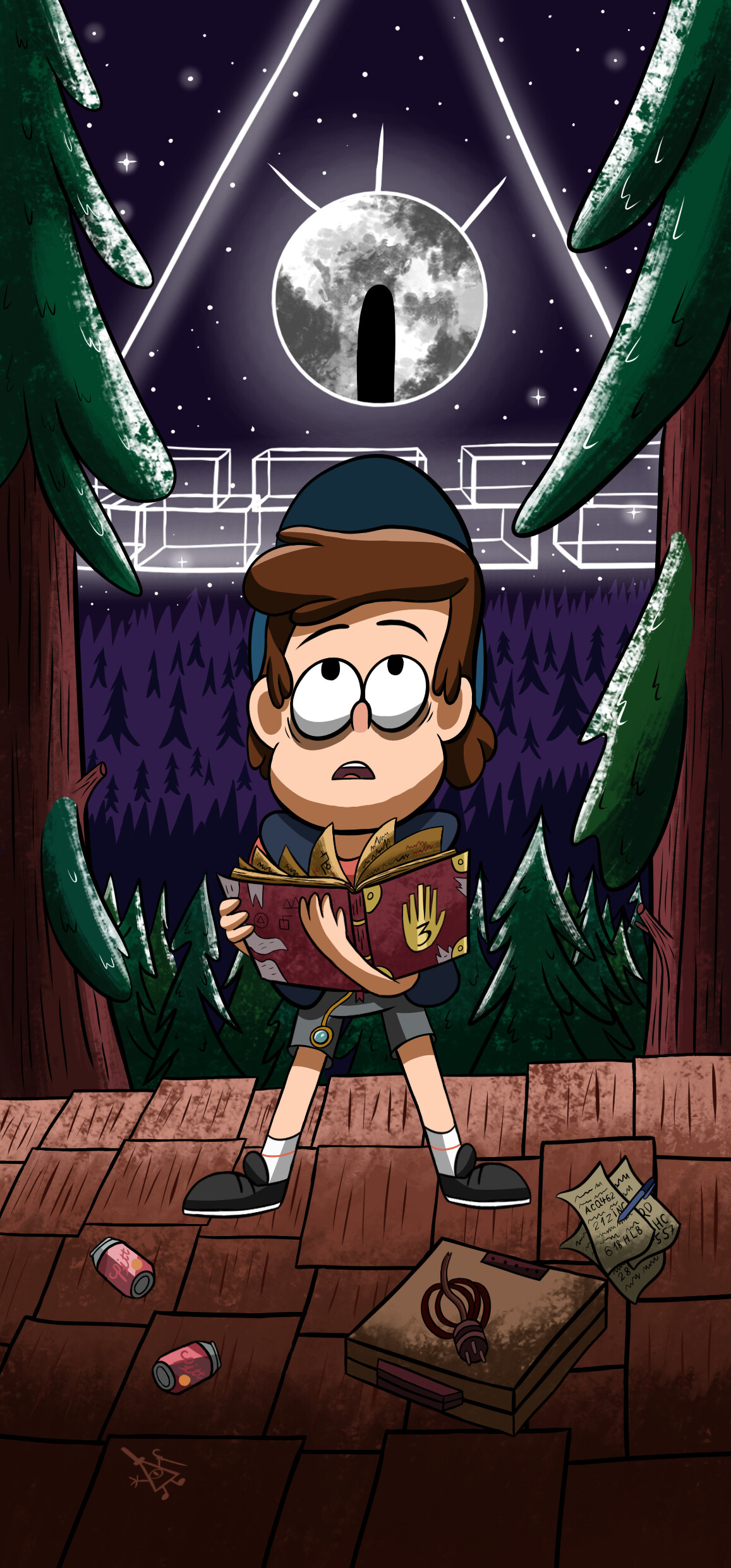 ArtStation - Страшный сон Диппера