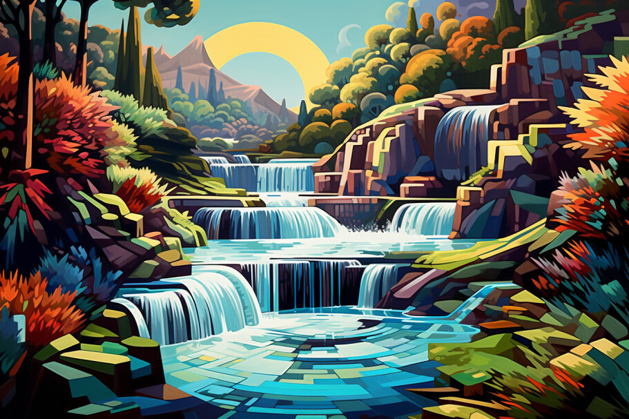 ArtStation - Water fall