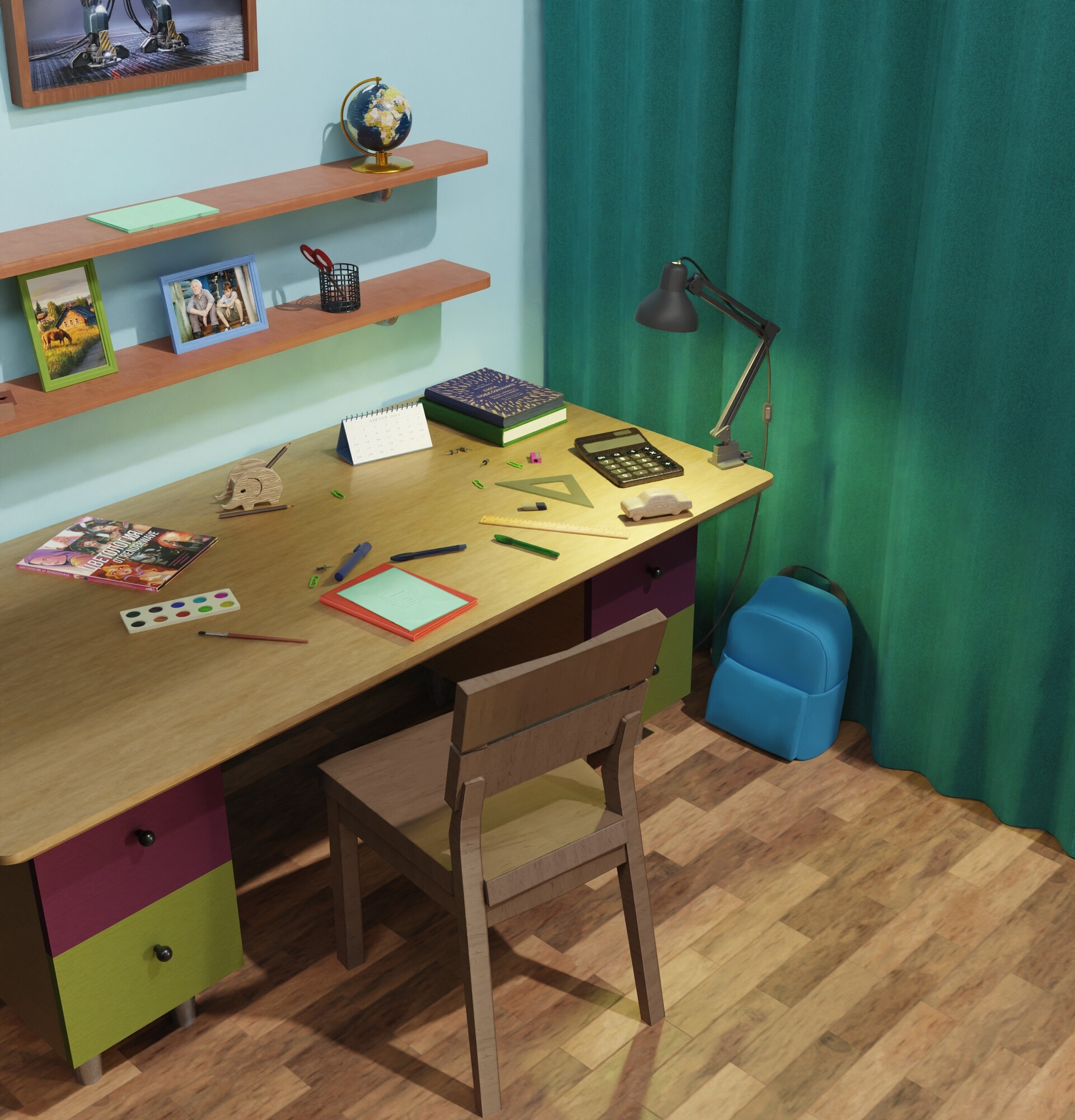 ArtStation - Student's room