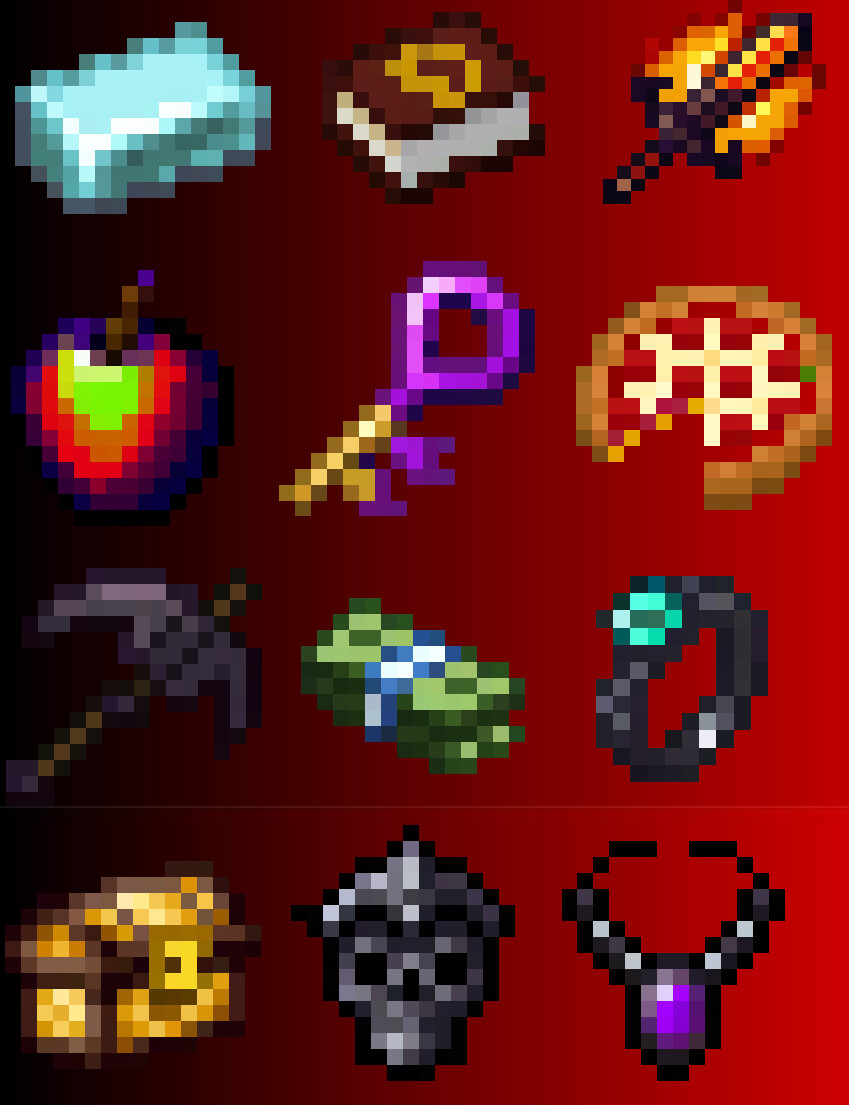 ArtStation - Minecraft 2D Items