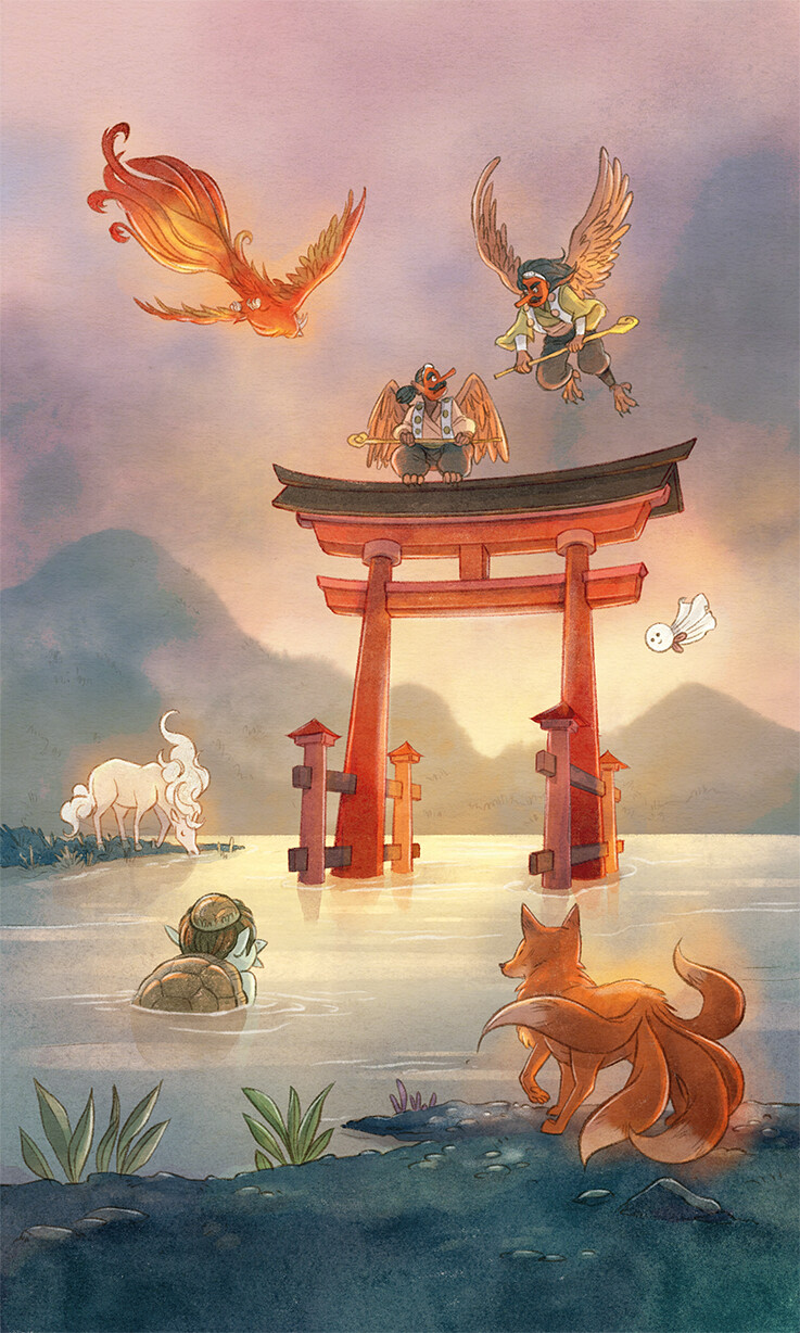 7 yokai / 7 de coupes (version finalisée par Joo)