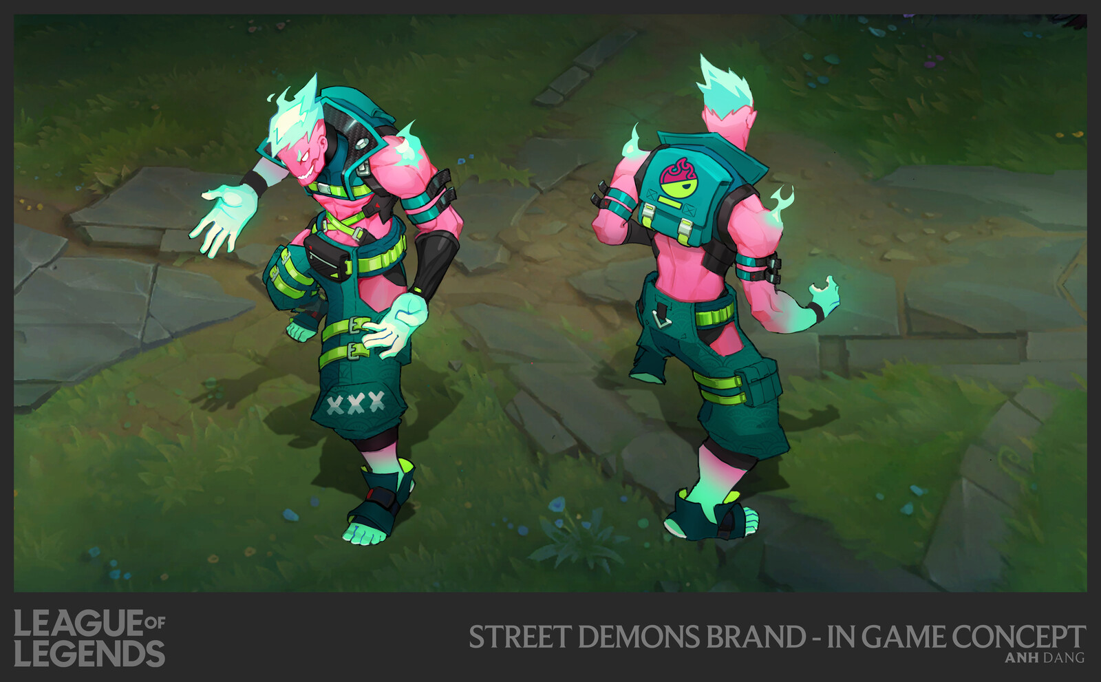 There he is in game