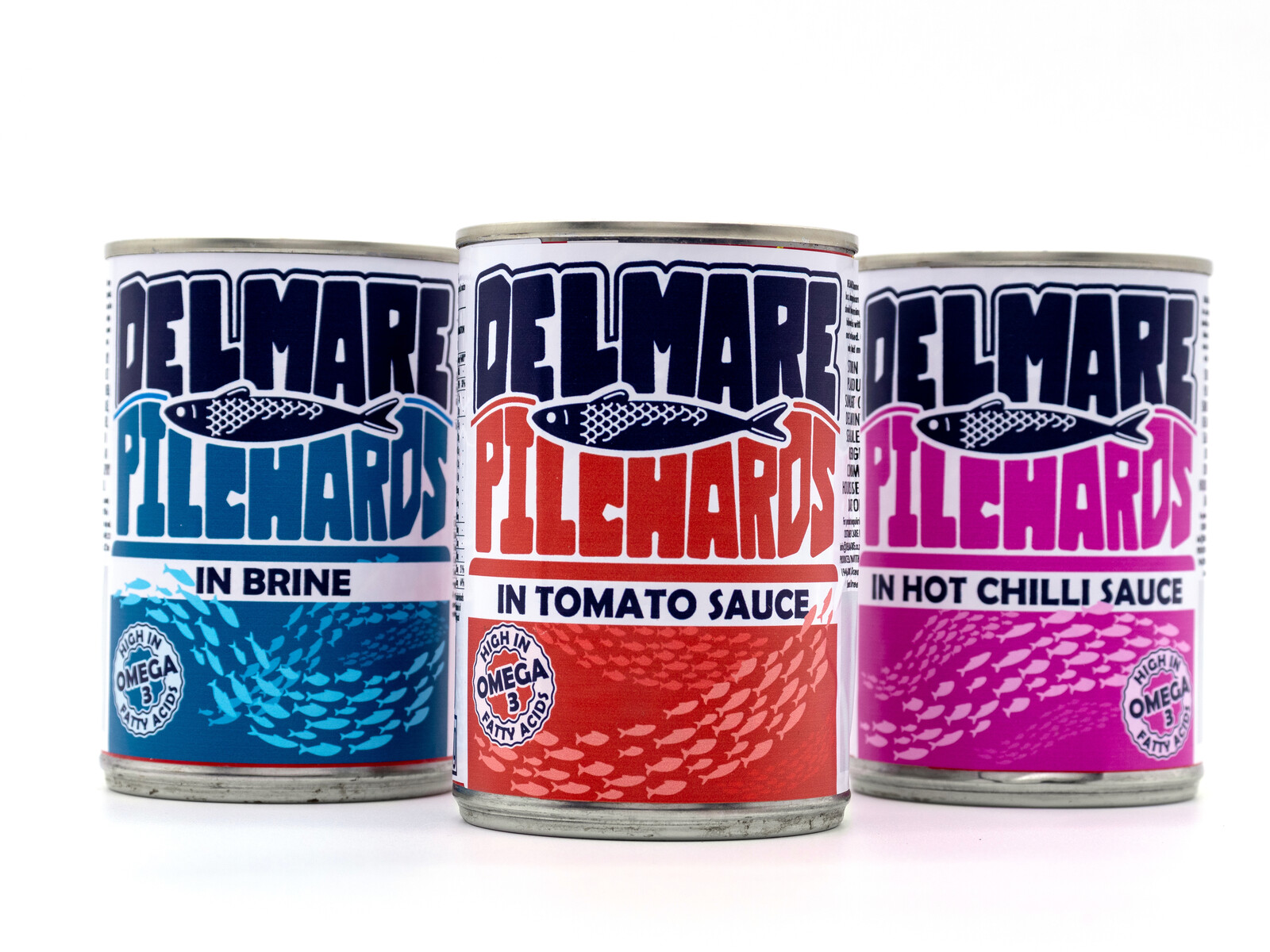 The three variants that the business has to offer. Design is kept consistent except for the fish patterns which is unique from variant to variant. 