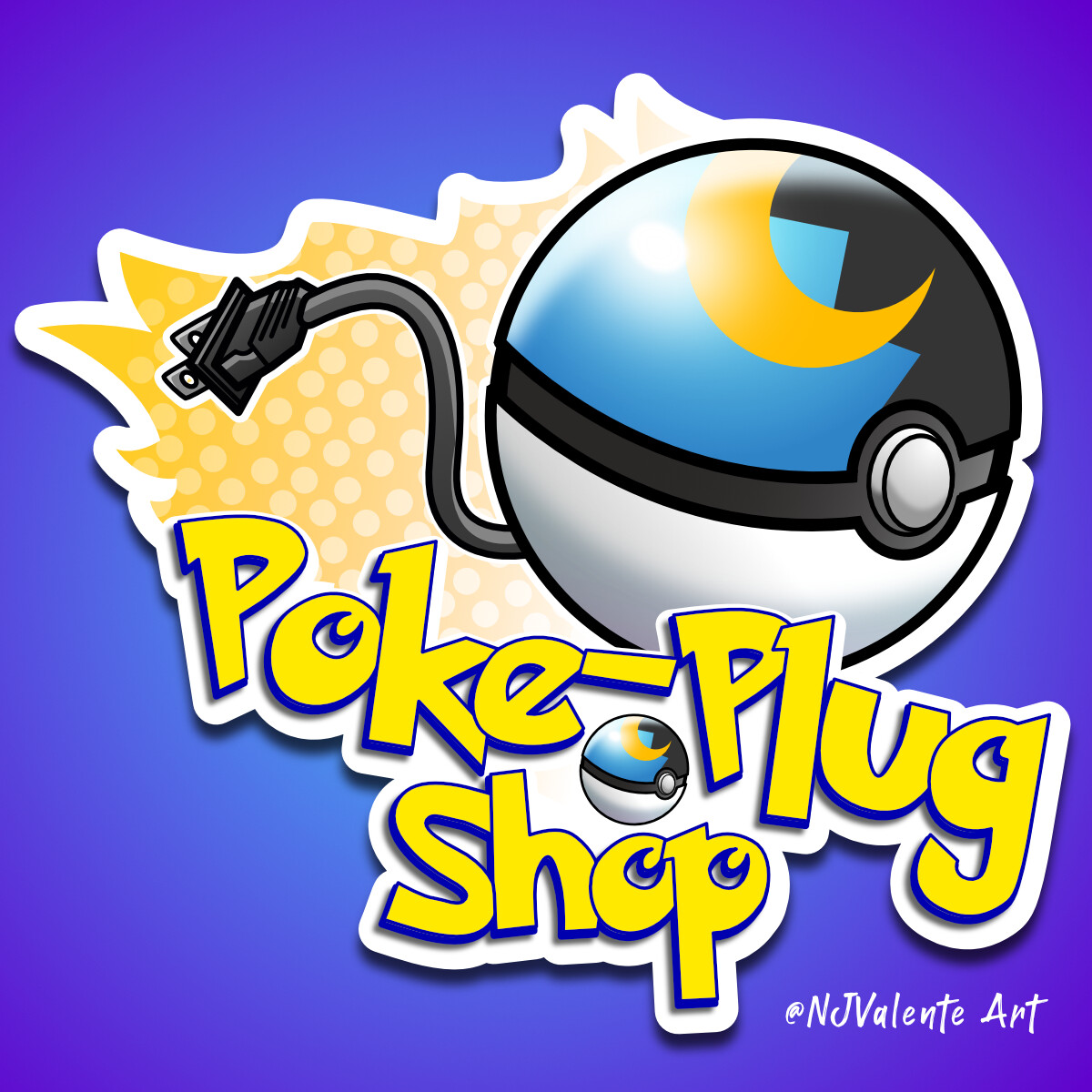 Poke-Plug Shop Logo Design