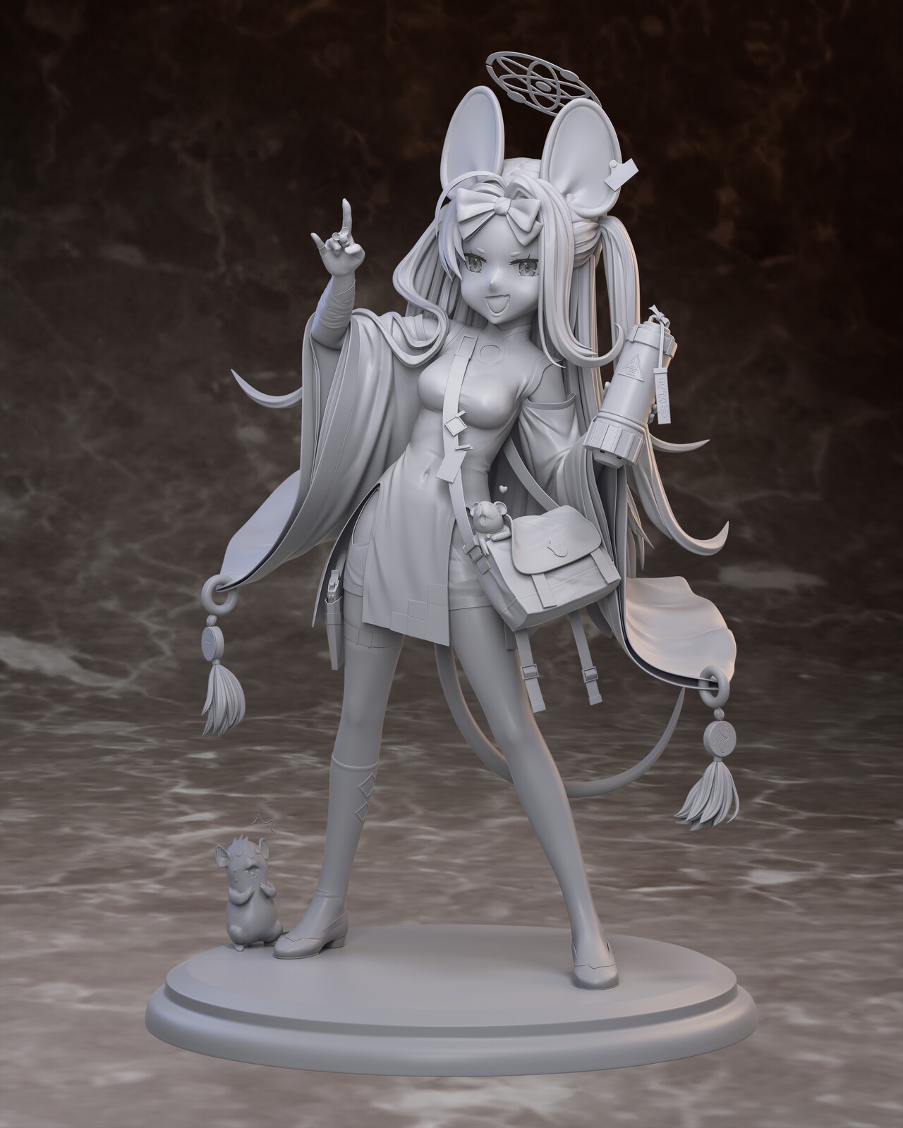 张浩苒-3d二次元日漫班-Student work白模