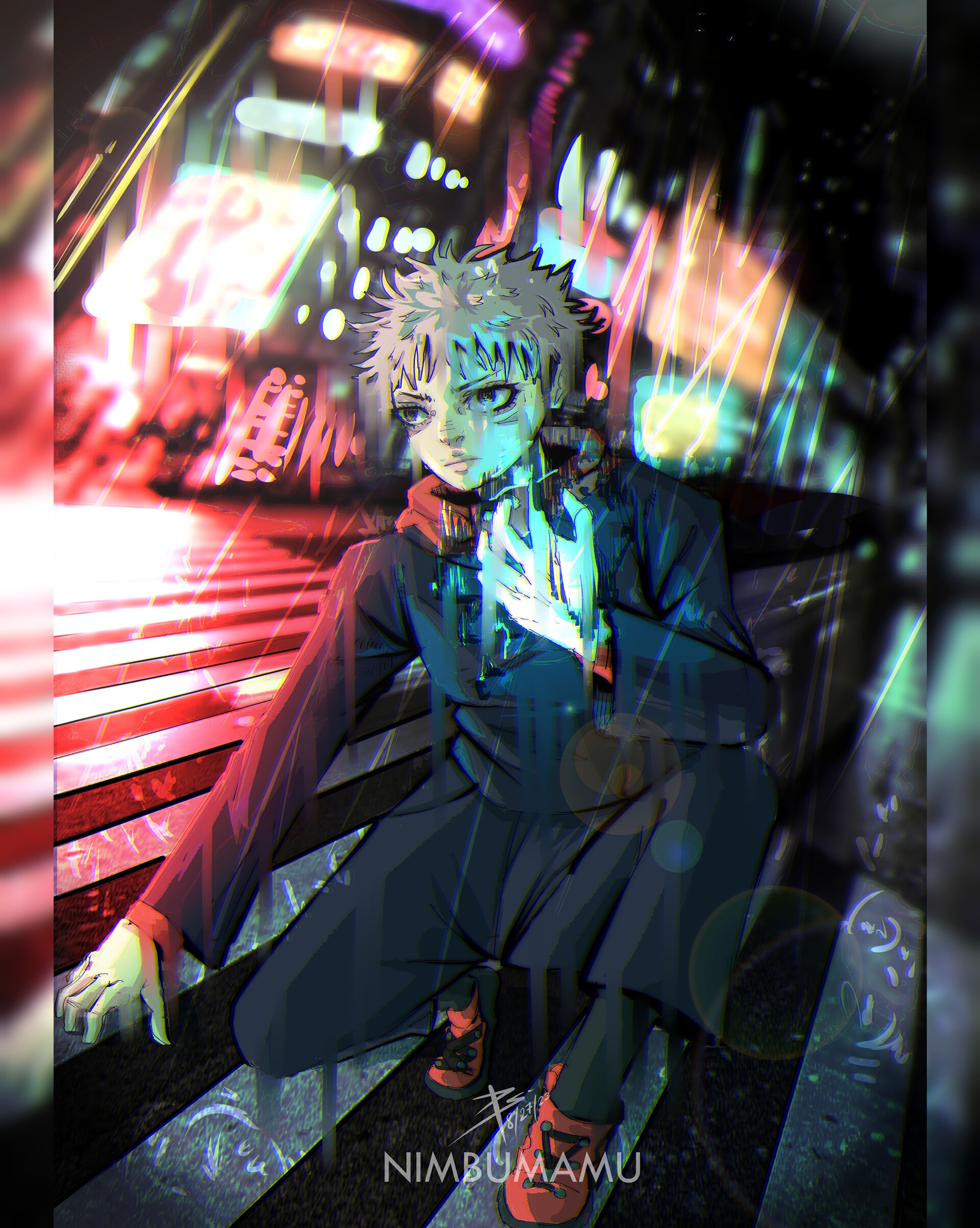 ArtStation - Yuji Itadori (JJK // Shibuya Incident Arc)