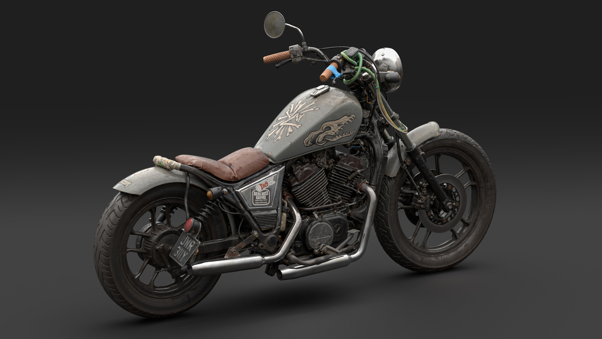 Honda vt shop 500 bobber