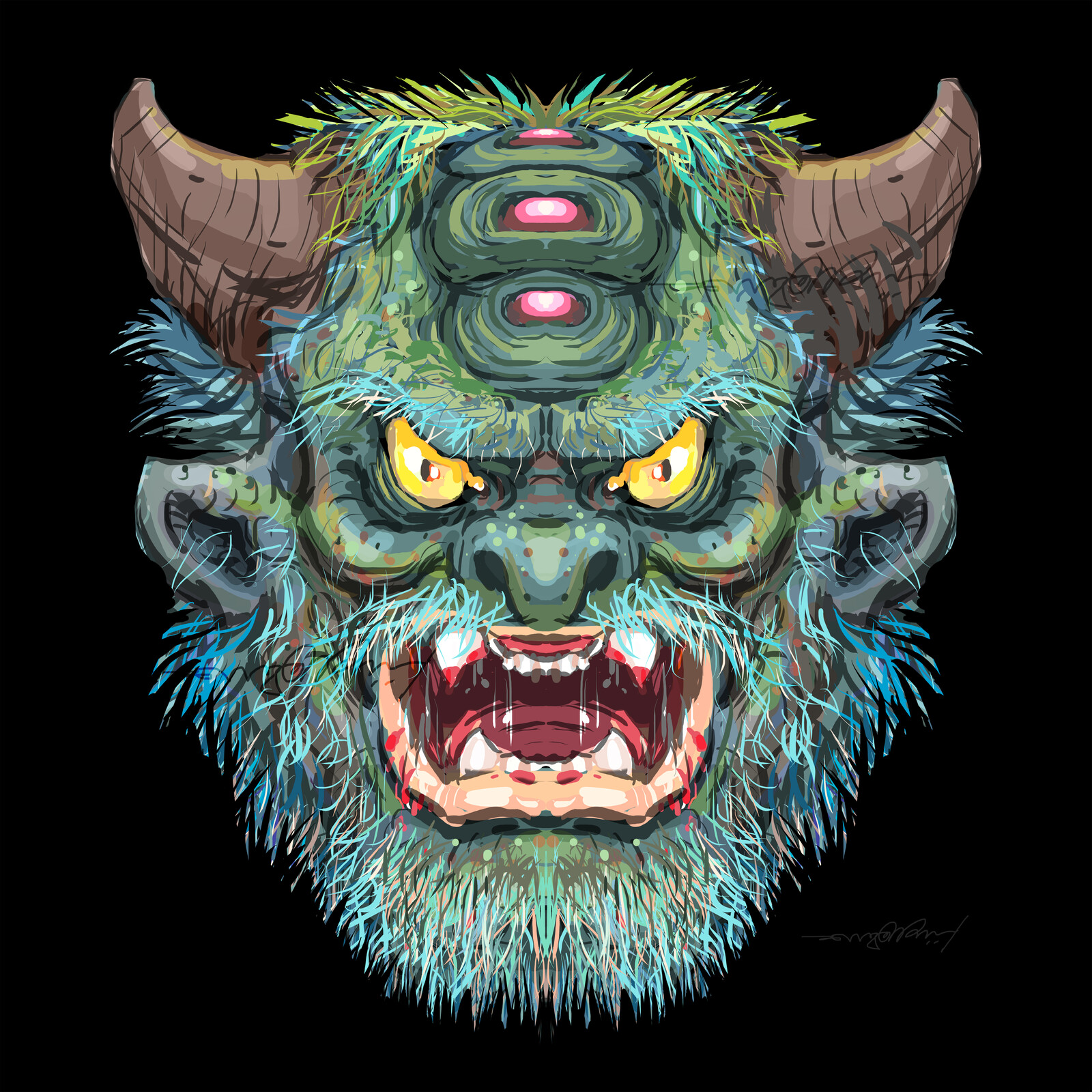 Drawing device: Wacom intuos4 | App: Sketchbook |