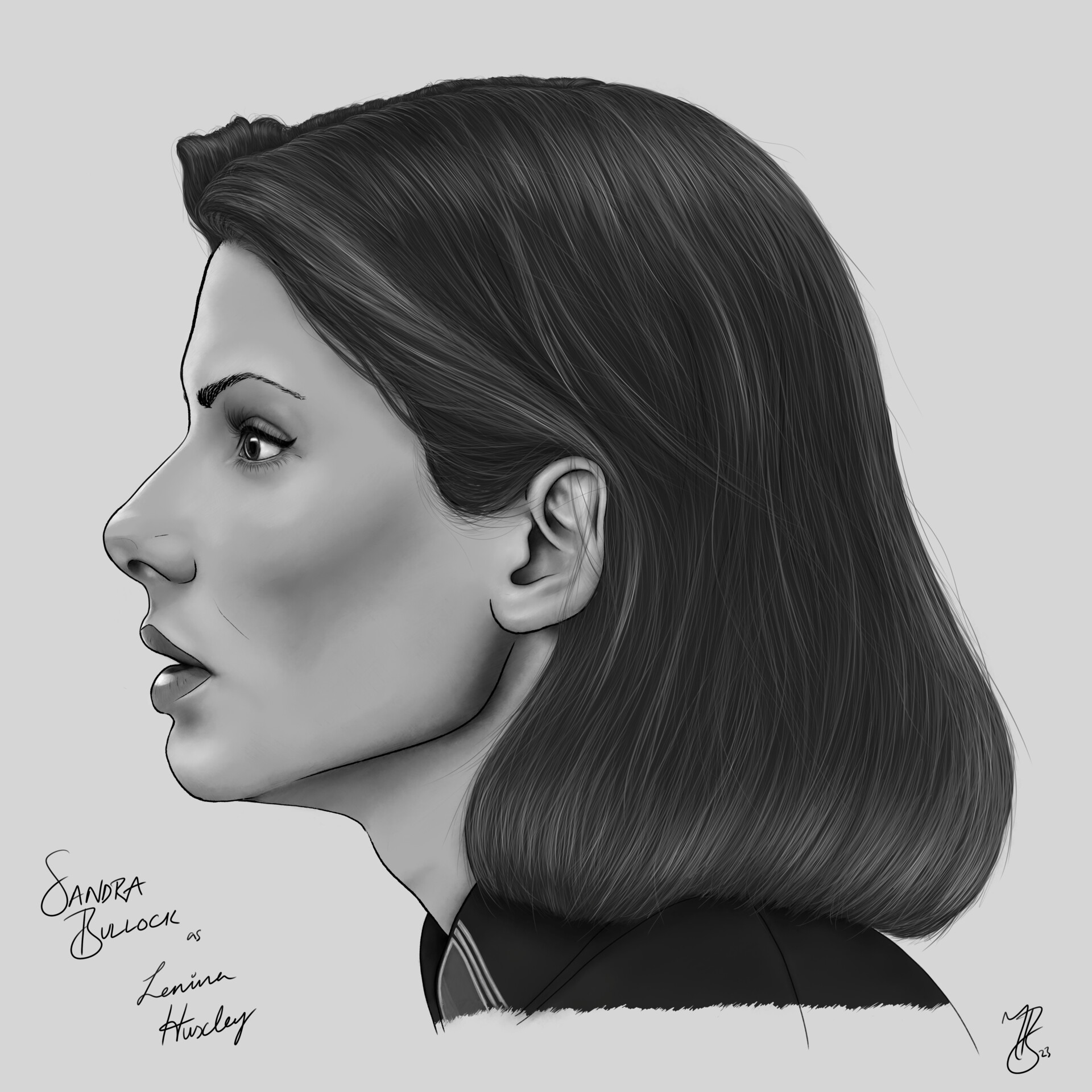 ArtStation Sandra Bullock as Lenina Huxley
