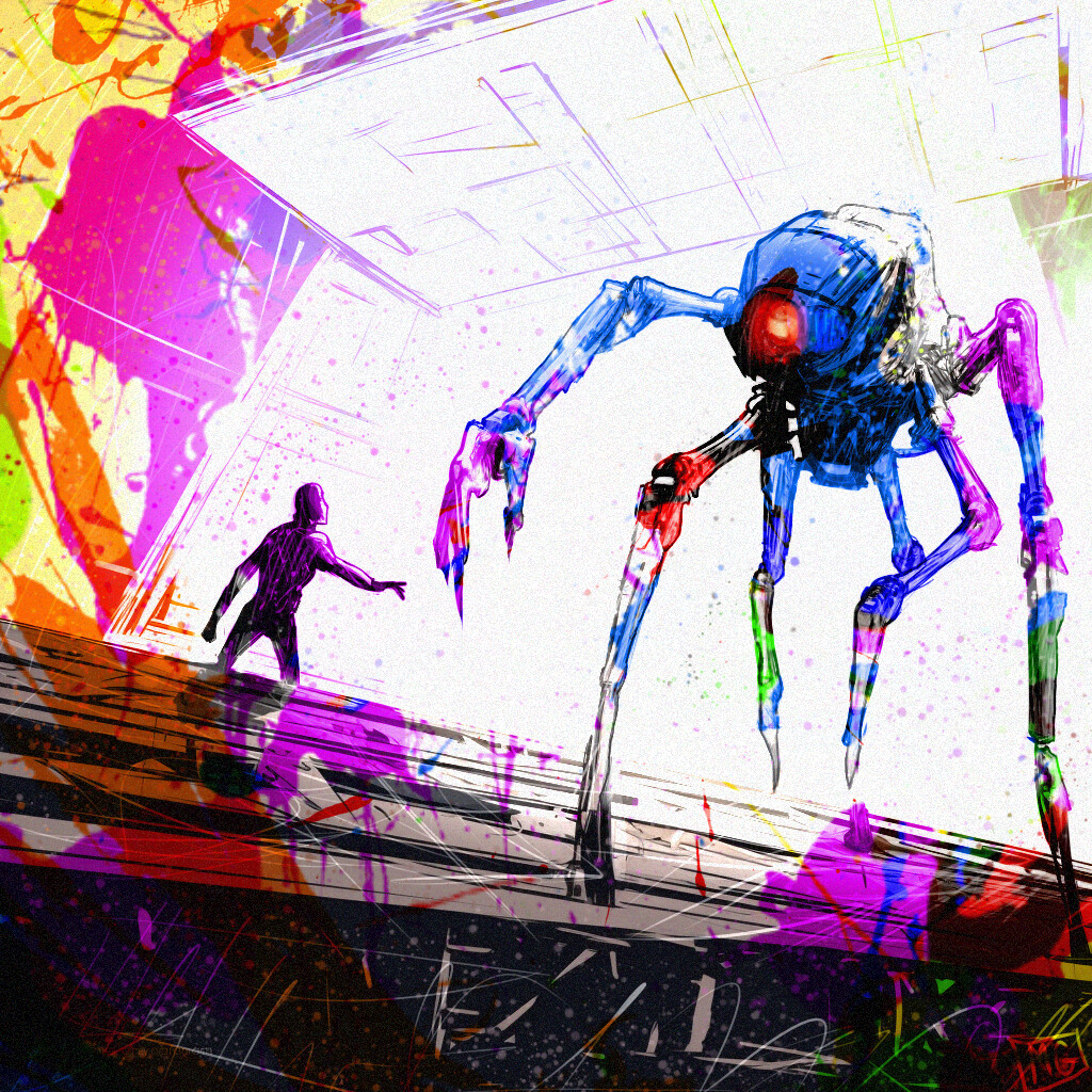 Animation Storyboard Concept Sketch