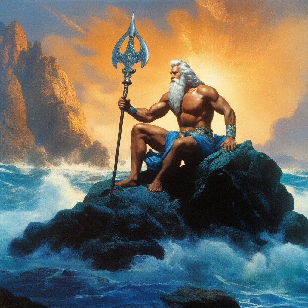 ArtStation - Poseidon king of Atlantis