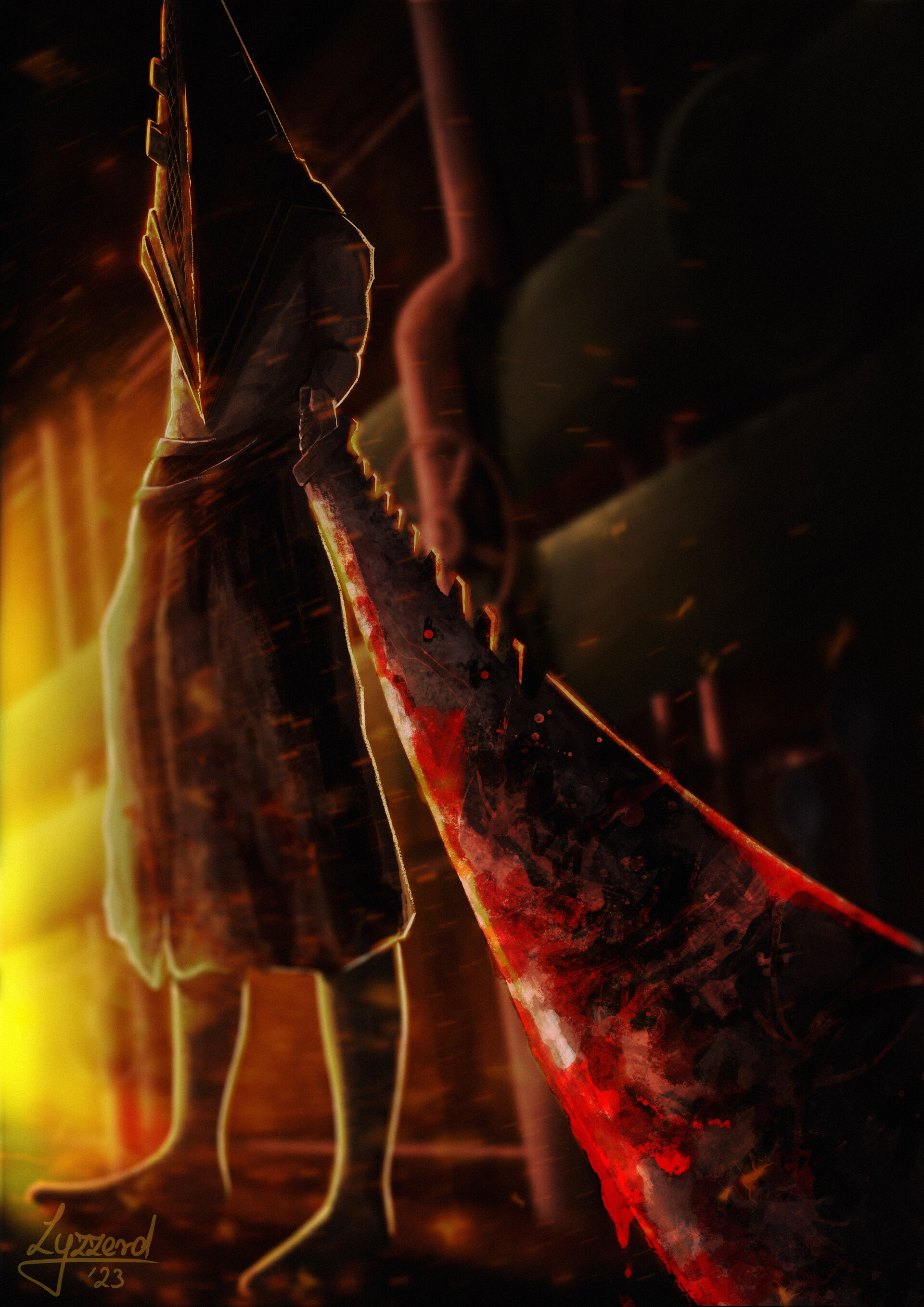 Silent Hill - Pyramid Head - Fan Art - Colours — ScudsWorth Productions