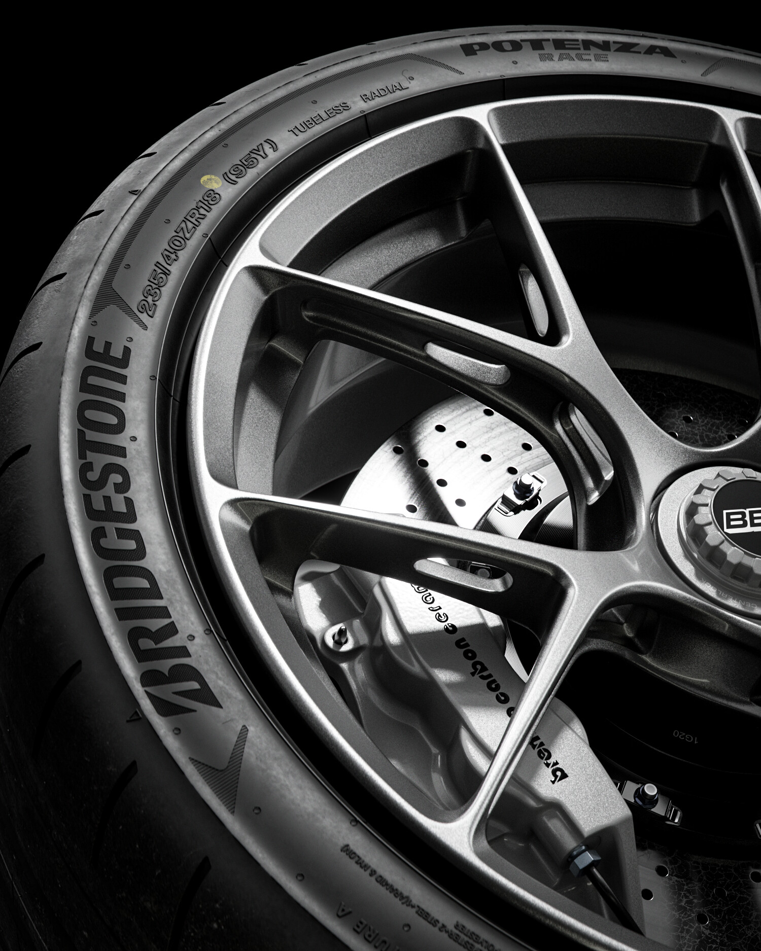 ArtStation - Bridgestone Potenza Race • 235/40 ZR18 (95Y