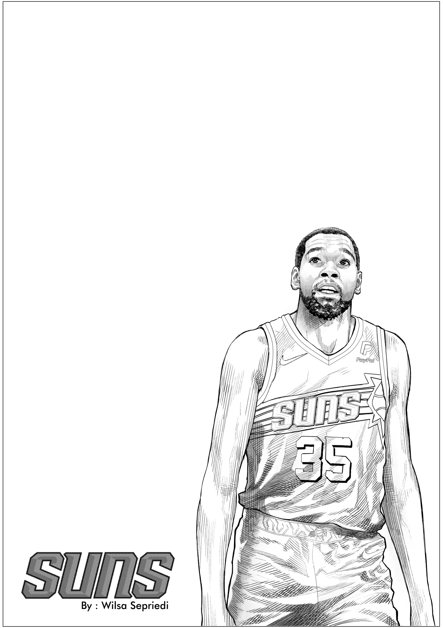 Coloring Pages Of Kevin Durant