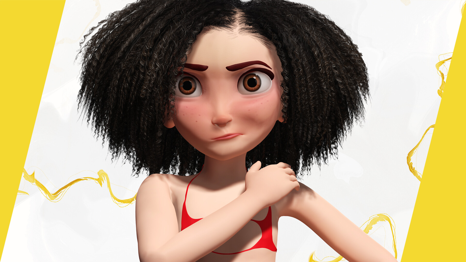 Cartoon Hairstyles - 3D Model by 7ka