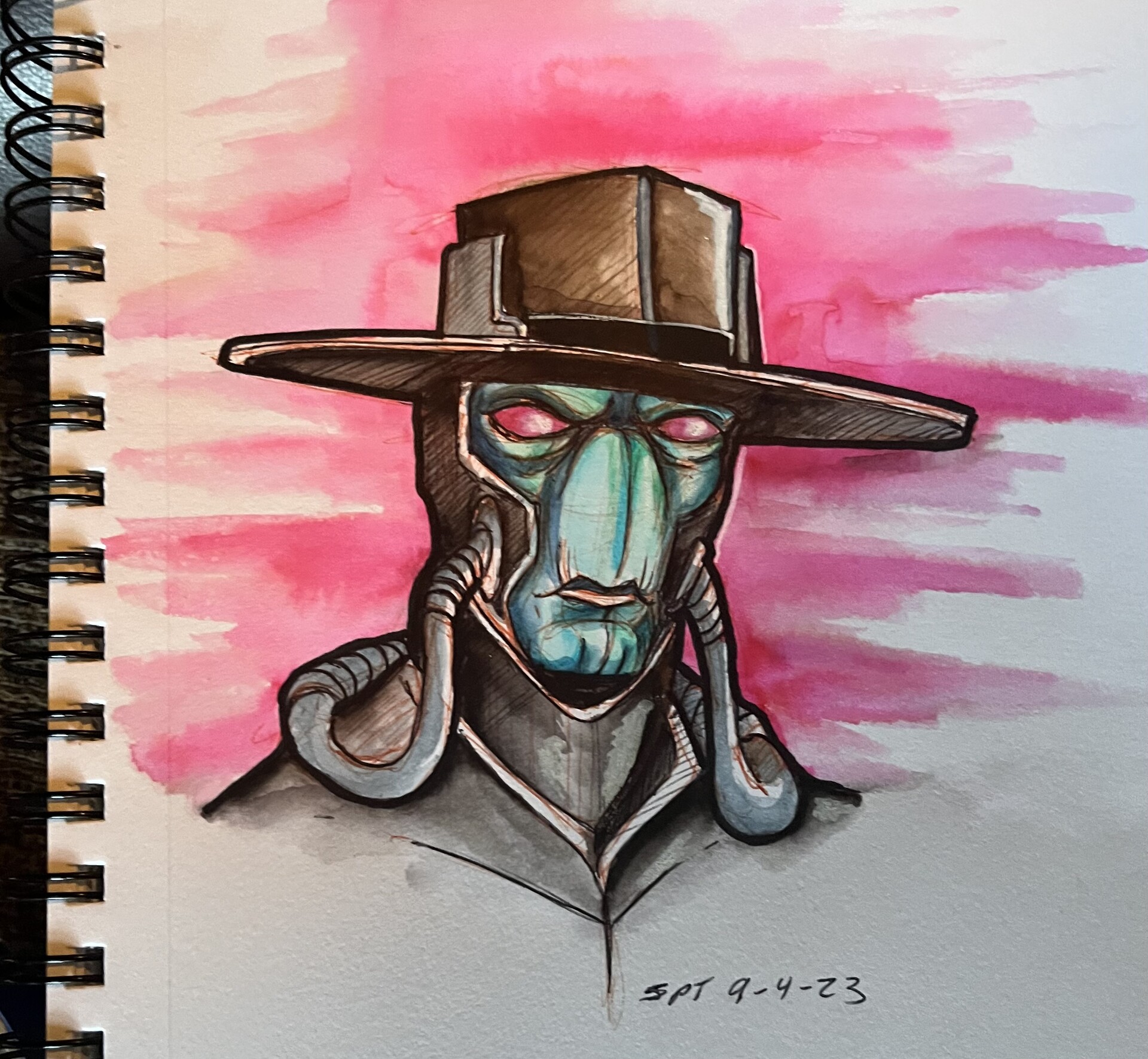 ArtStation - Cad Bane first time sketch