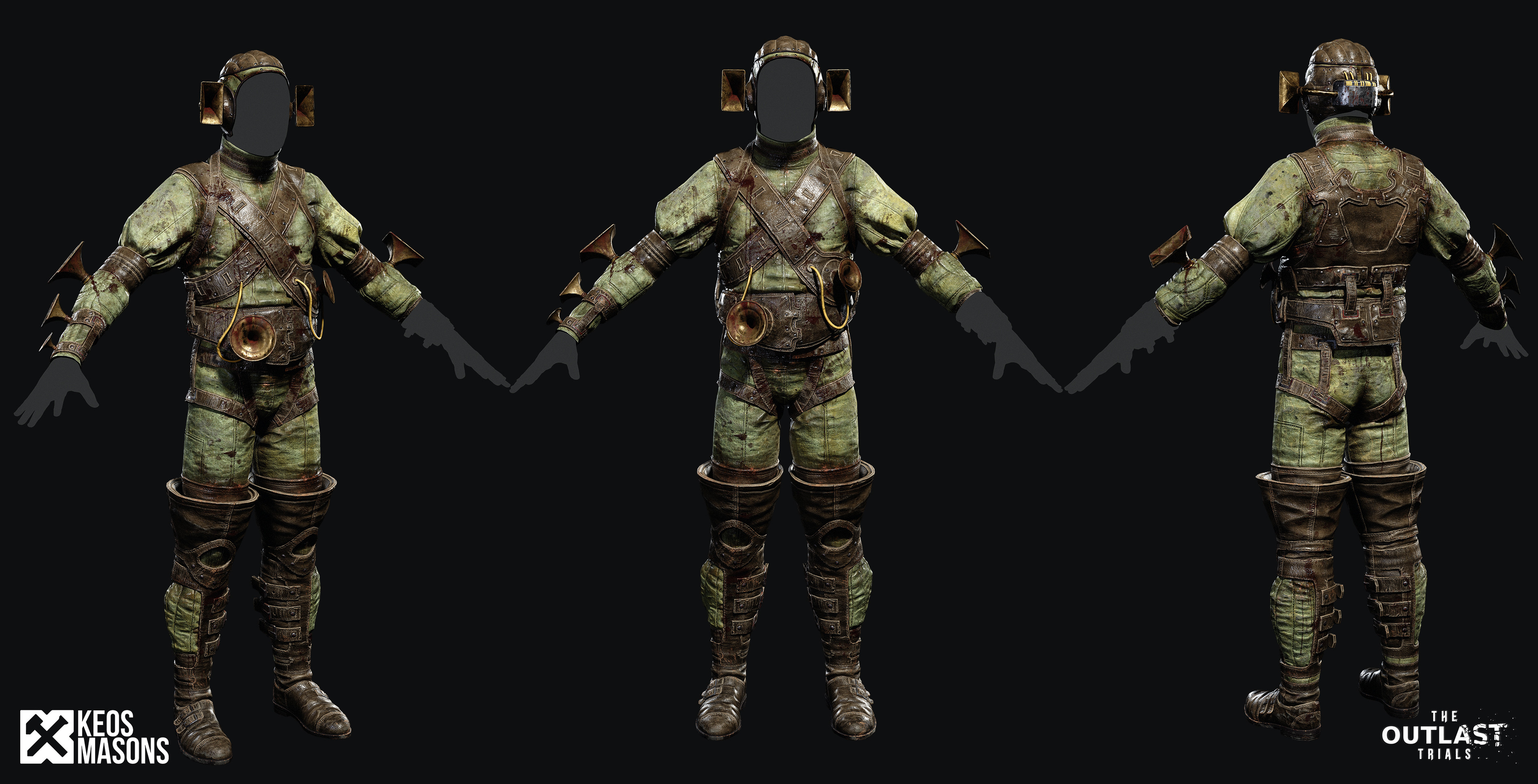 The Outlast Trials: All characters (3D models) 