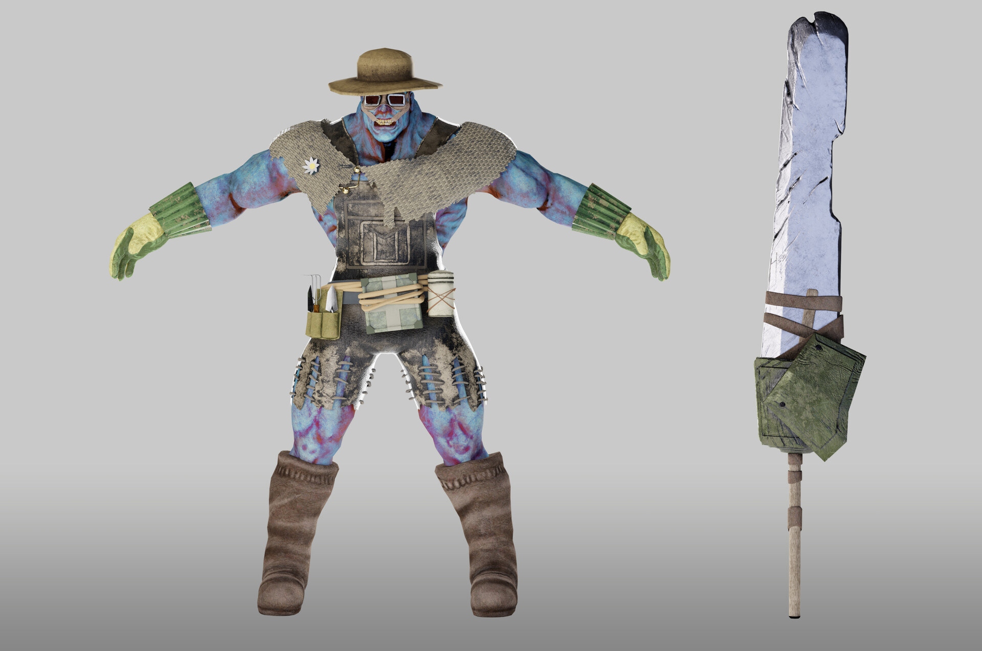 ArtStation Lily Bowen from Fallout New Vegas remade model