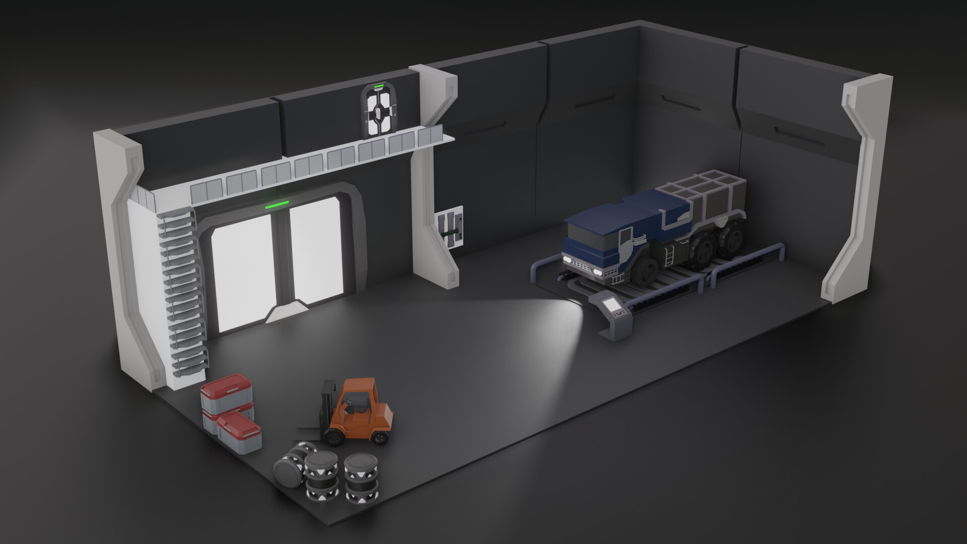 ArtStation - rover in station