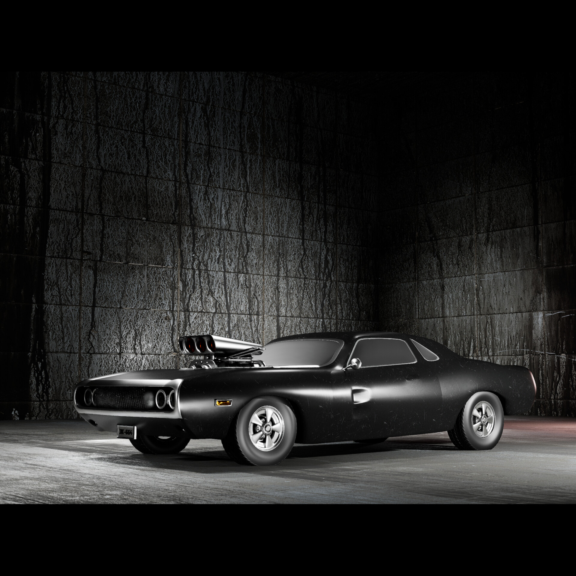 ArtStation Dodge Charger 1970 {Car Showcase}