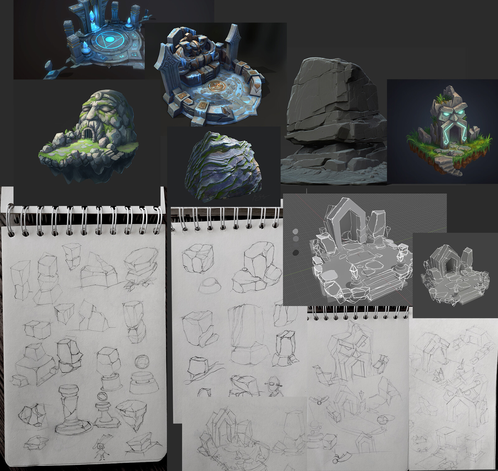 Some of my references and design process.