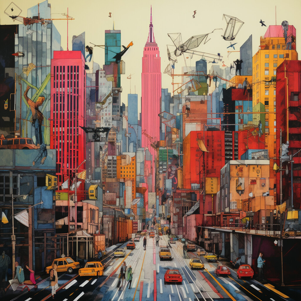 ArtStation - NY skyline in colors