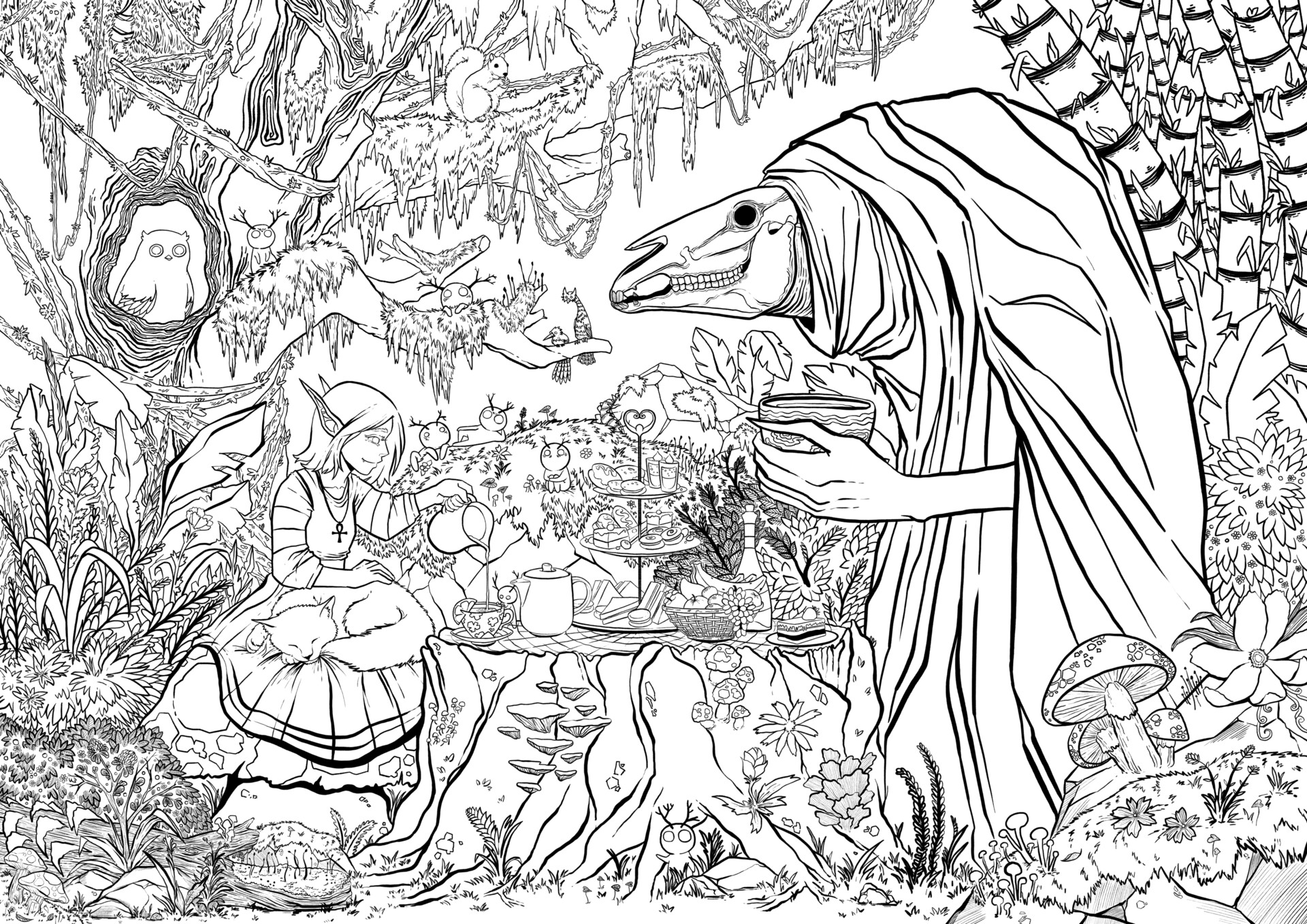 ArtStation Tea party