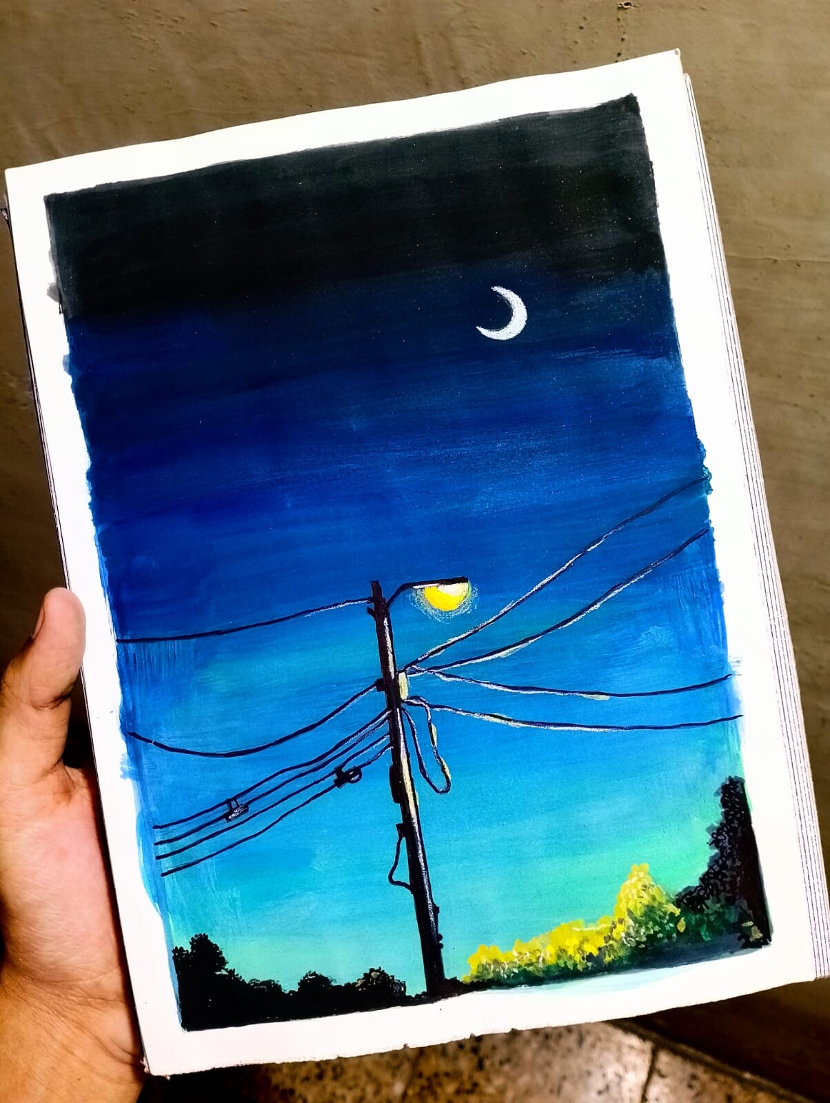 ArtStation Street light painting