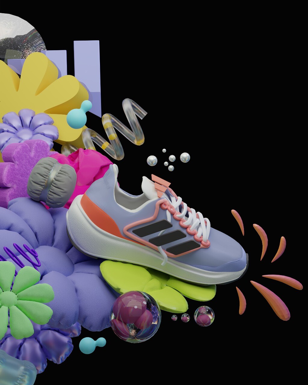 ArtStation - Adidas shoes animation