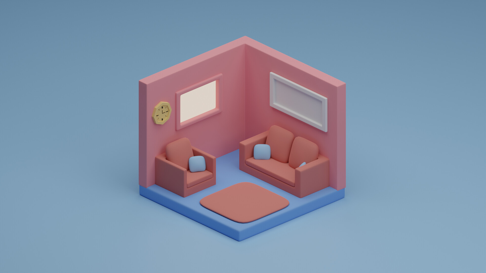 ArtStation - Cute Bedroom in Blender