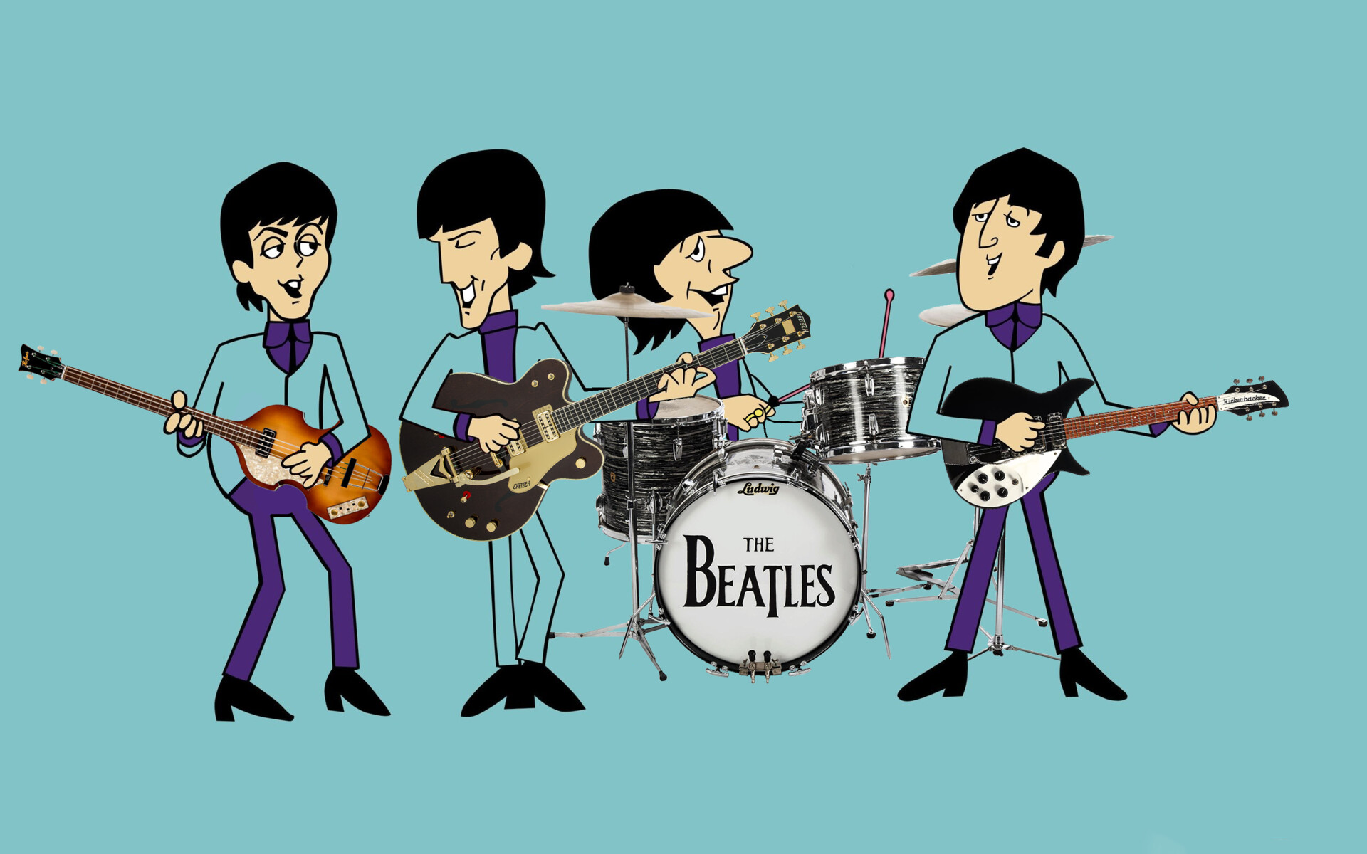 激安商品 ArtStation - Gallery Guitar Beatles The アート・デザイン・音楽