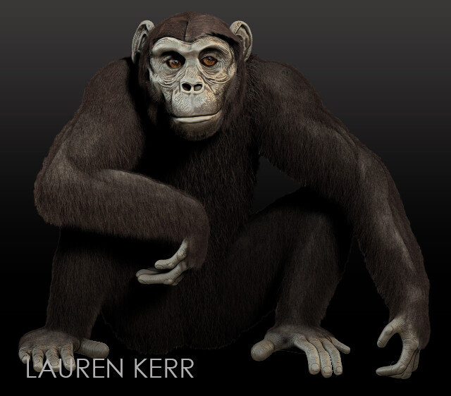 ArtStation - Chimpanzee