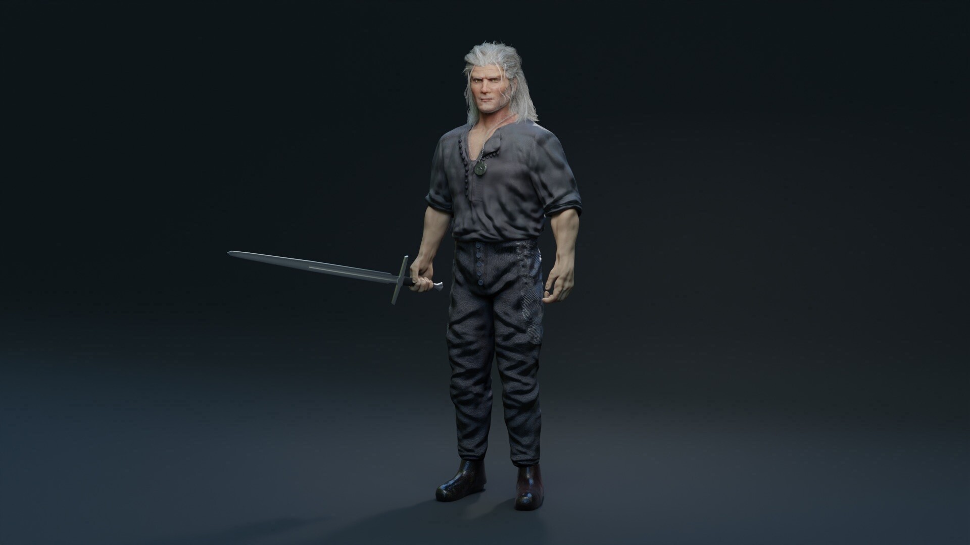 ArtStation Geralt Of Rivia   Bryan Gabutan Asset 