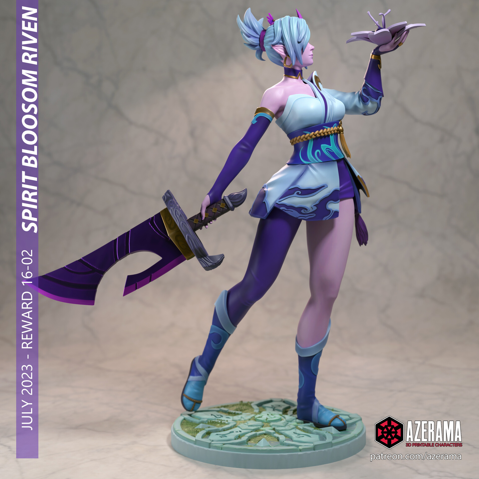 Riven statue sale