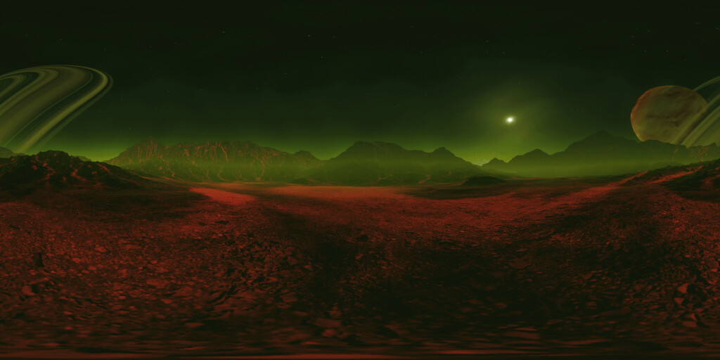 The Strogg Moon Skybox