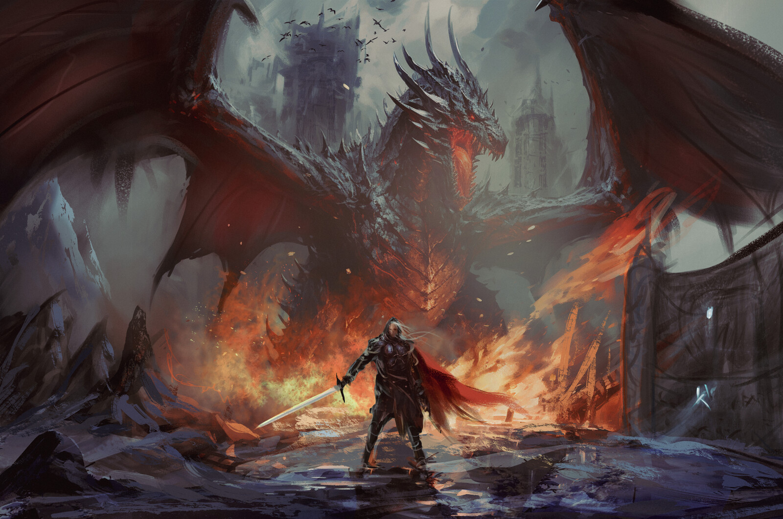Dragonborn becomes Dark Skyrim